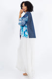 Sterling Style Frog Closure Jacket - 5884J DENIM