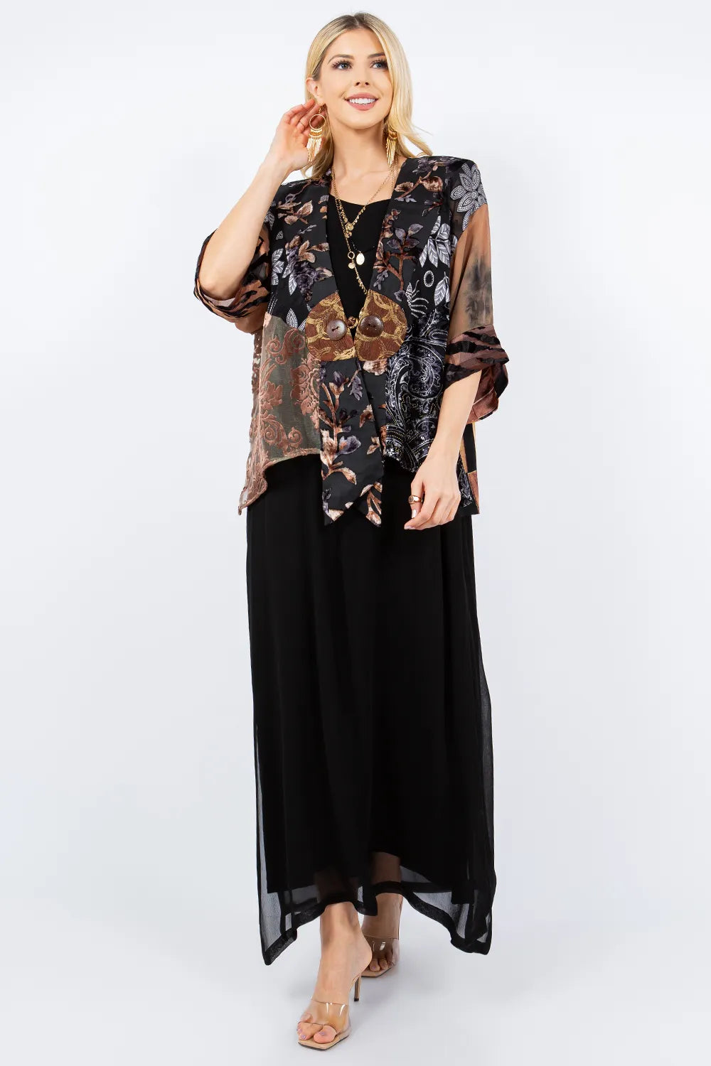 Sterling Style Frog Closure Jacket - 5886J ANTIQUE