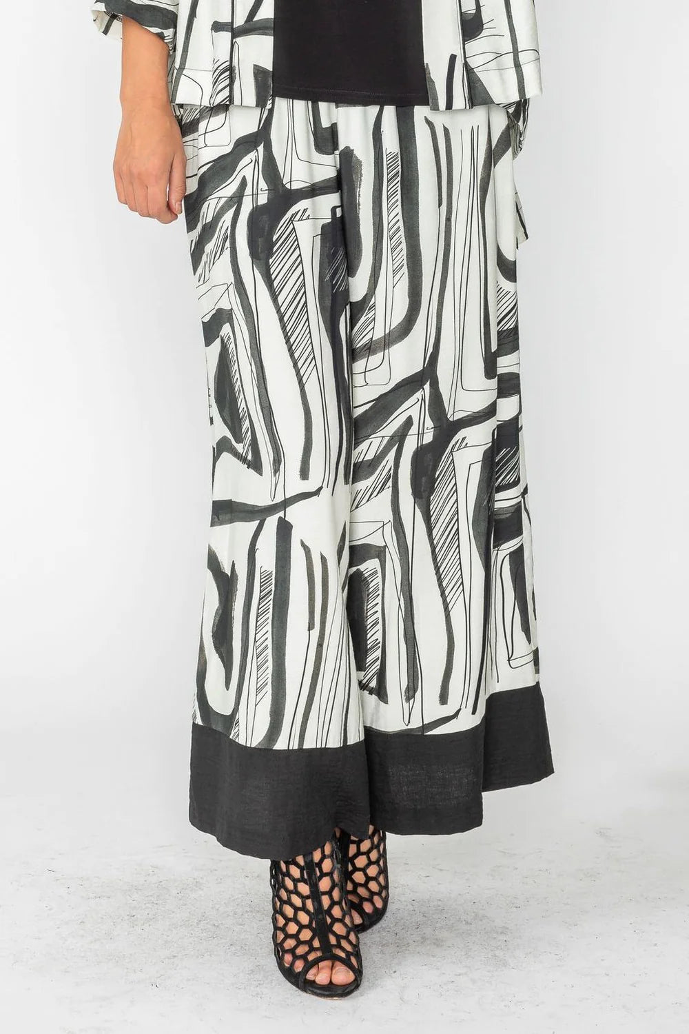 IC COLLECTION Pant- 5886P- BLACK