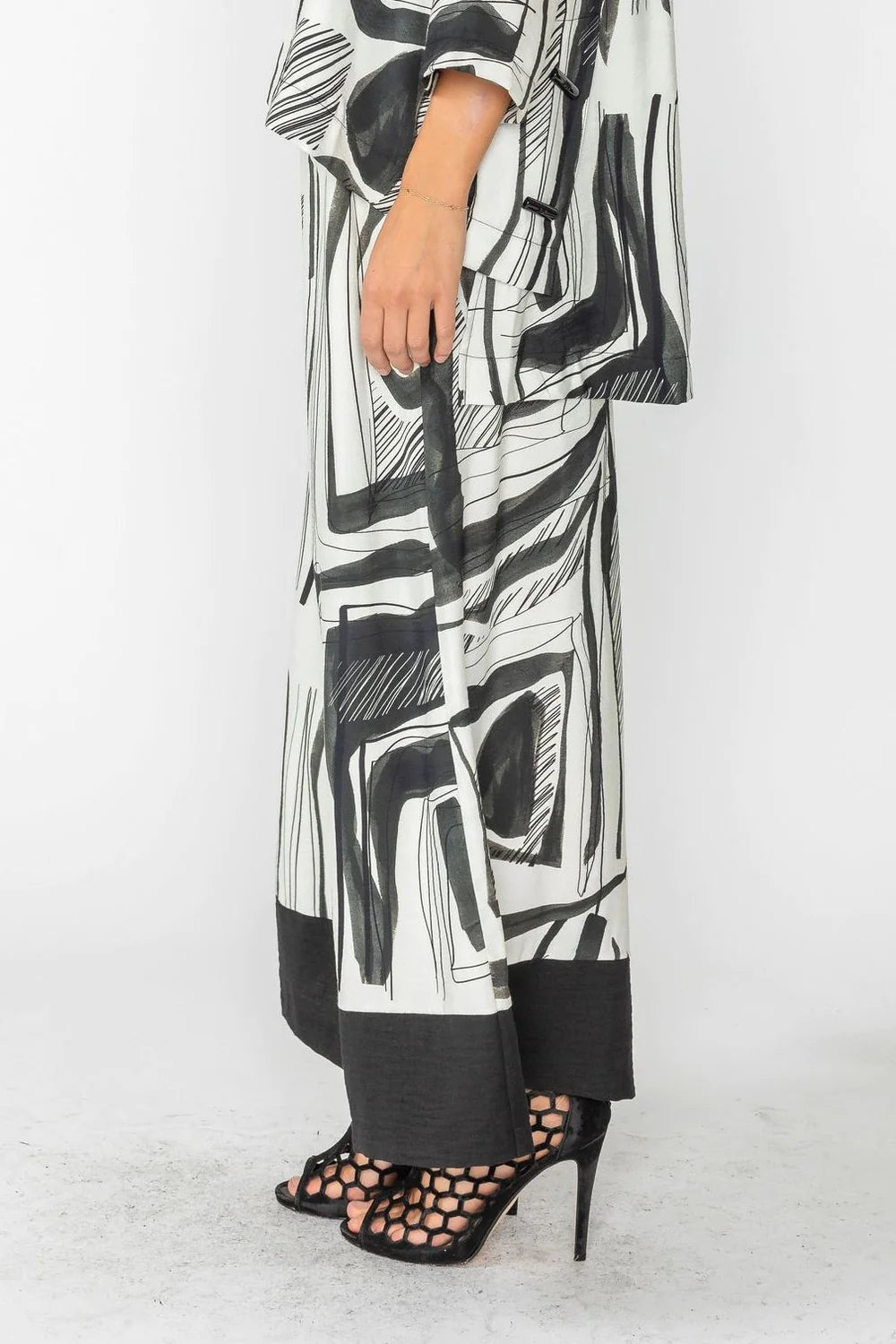 IC COLLECTION Pant- 5886P- BLACK