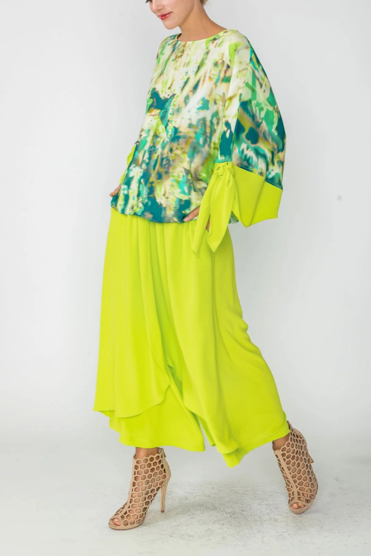 IC COLLECTION Top- 5887T- GREEN
