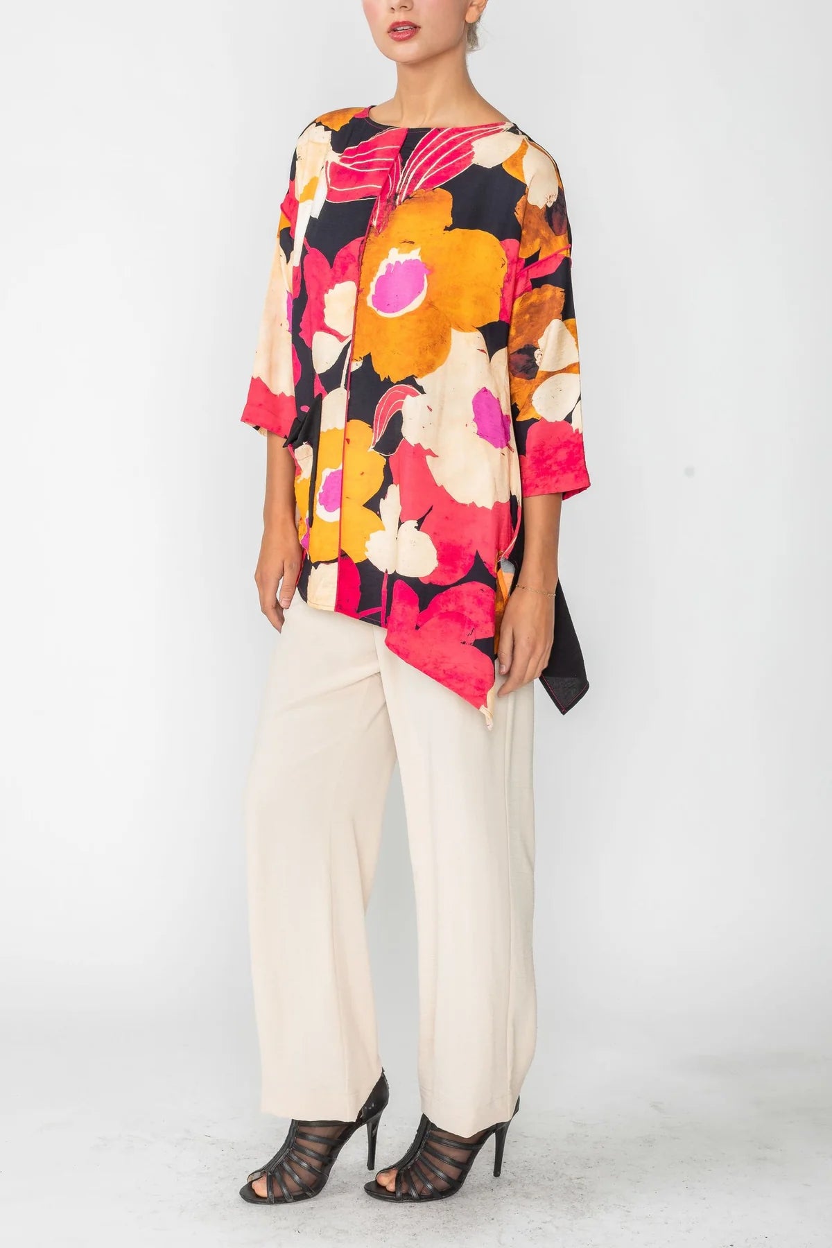 IC COLLECTION Top- 5890T- FUCHSIA