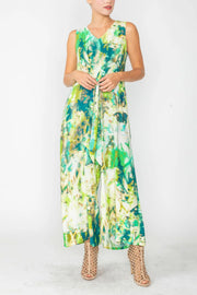 IC COLLECTION Jump Suit- 5894JS- GREEN