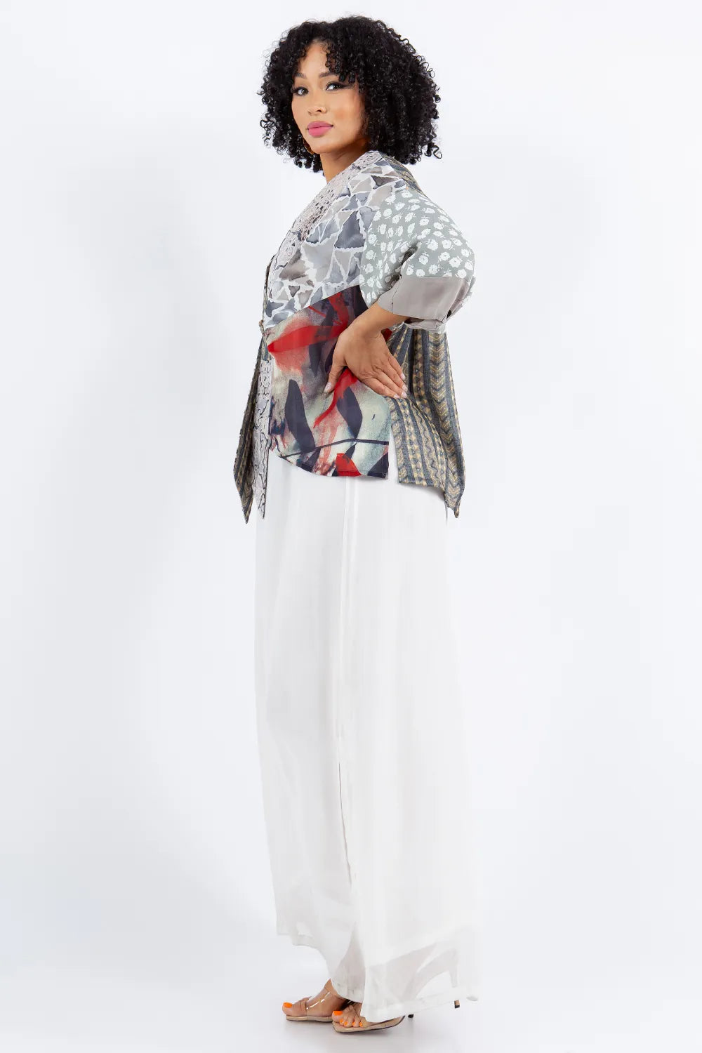 Sterling Style Frog Closure Jacket - 5916J FOG