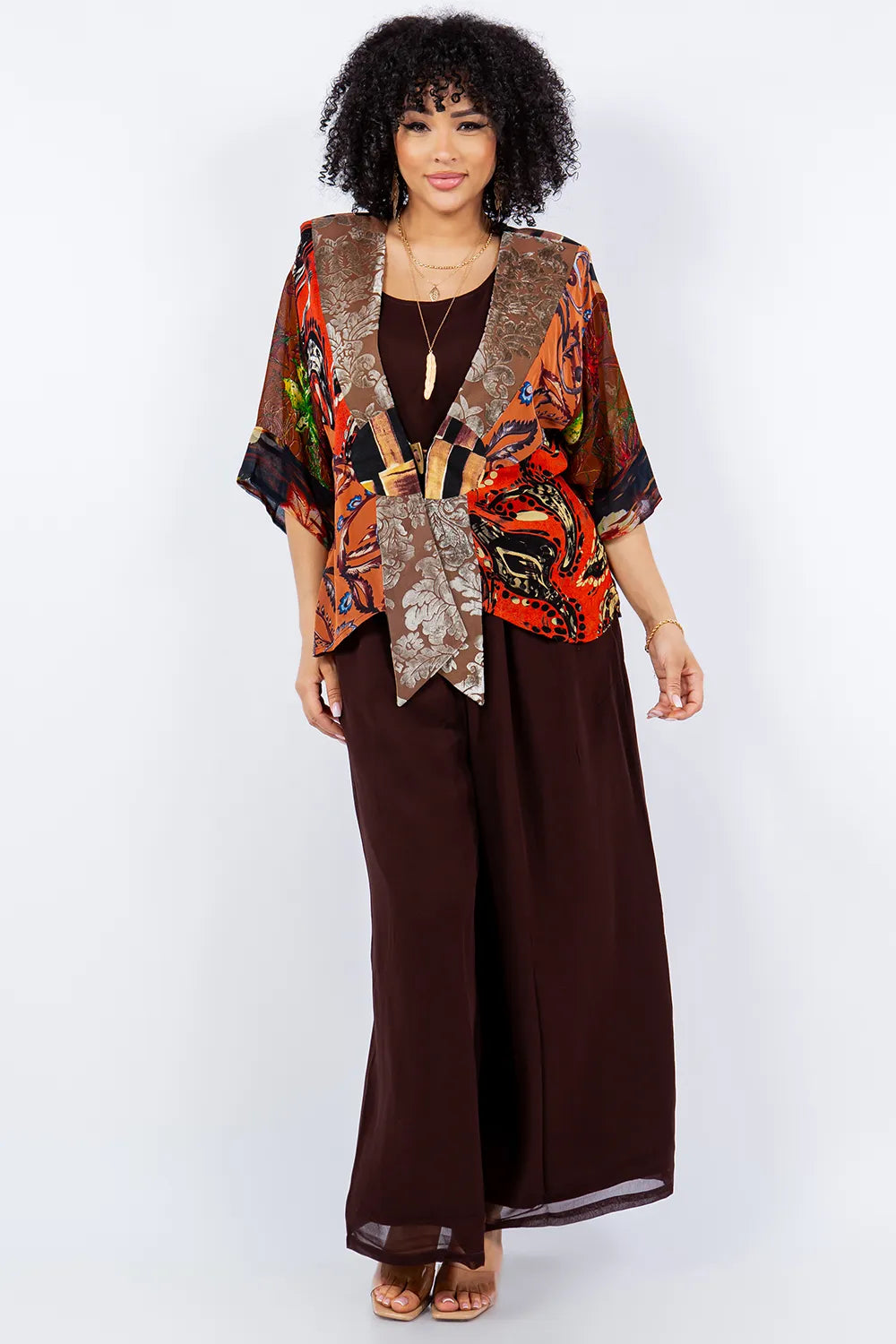 Sterling Style Frog Closure Jacket - 5917J WOOD