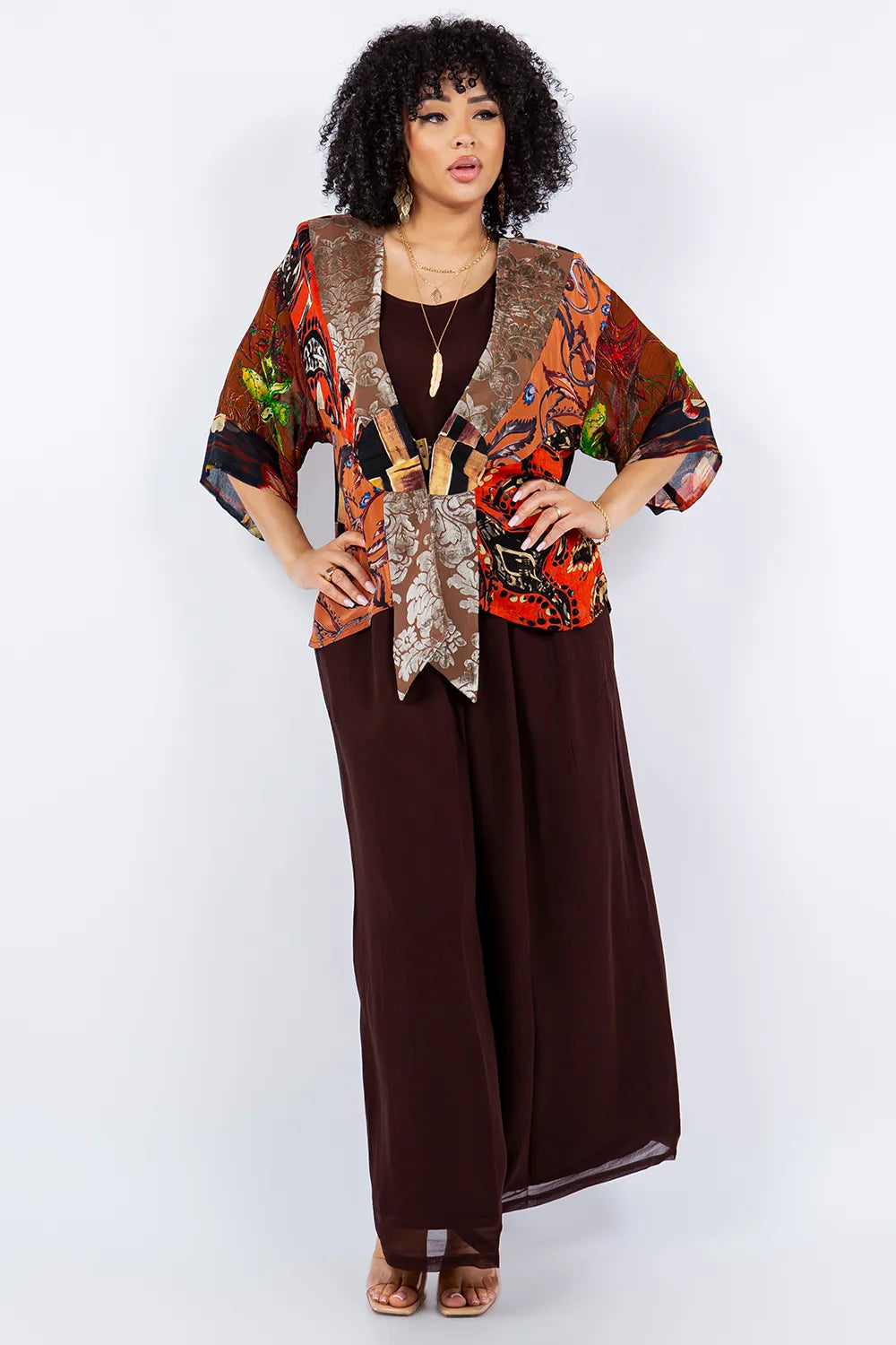 Sterling Style Frog Closure Jacket - 5917J WOOD