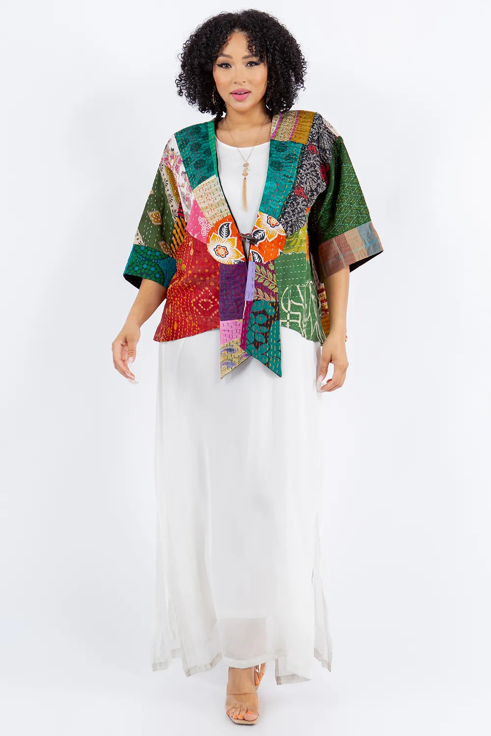 Sterling Style Frog Closure Jacket - 5918J MULTI
