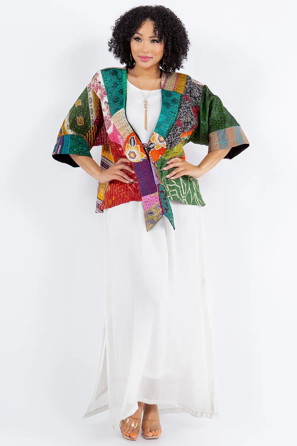 Sterling Style Frog Closure Jacket - 5918J MULTI