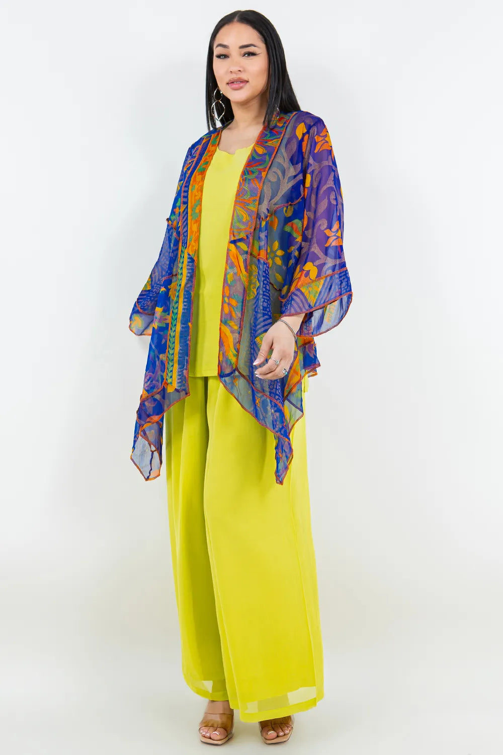 Sterling Style Short Butterfly Jacket - 5923SBJ BLUE/MULTI