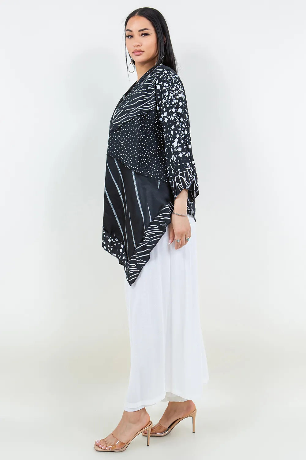 Sterling Style Short Butterfly Jacket - 5929SBJ BLACK/WHITE