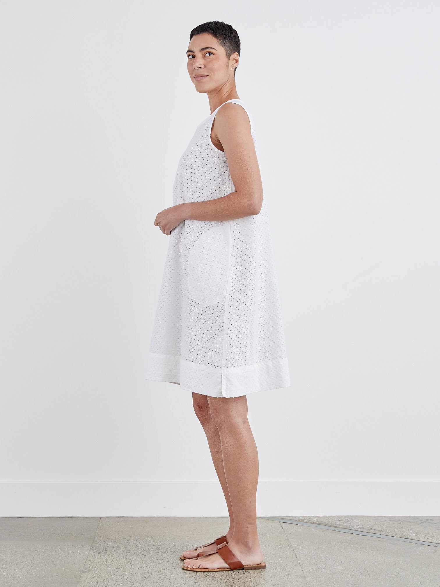 CUT LOOSE - Pinhole Easy Shorter Tank Dress - 5930525