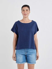CUT LOOSE - Pinhole S/S Crop Top - 5936326