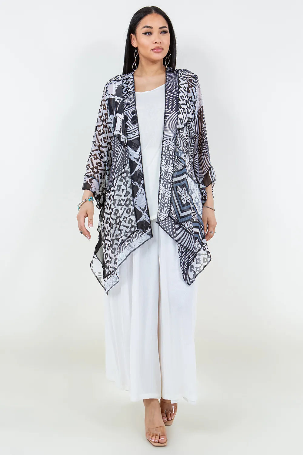 Sterling Style Short Butterfly Jacket - 5974SBJ BLACK/WHITE