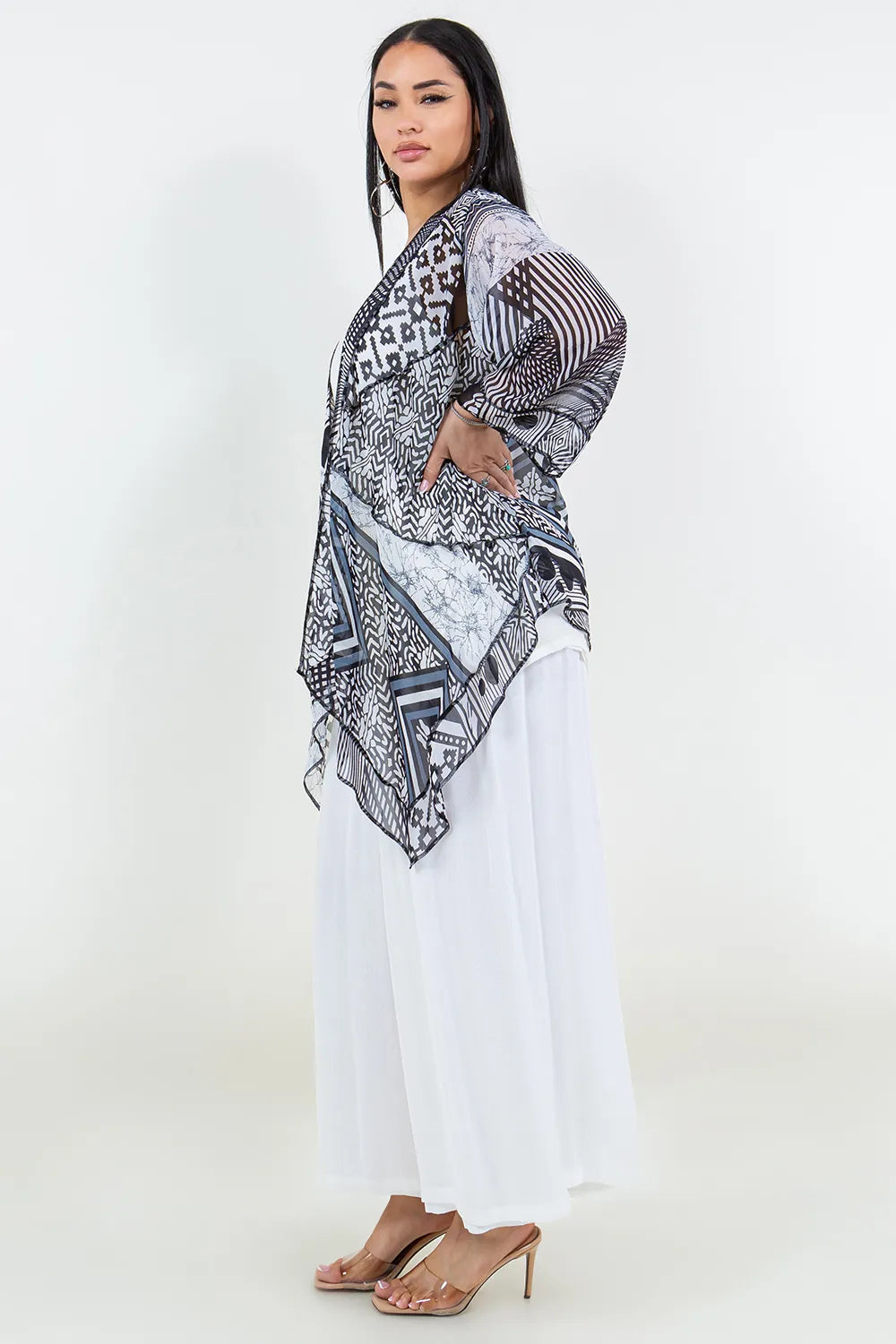 Sterling Style Short Butterfly Jacket - 5974SBJ BLACK/WHITE
