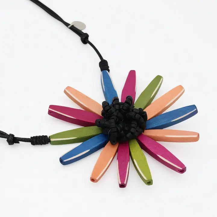 SYLCA Brights Amaya Flower Statement Necklace - BP23N13 - BRIGHTS