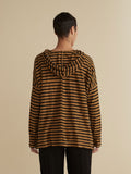 CUT LOOSE - Black/Natural Stripe Sweatshirt - 5996198