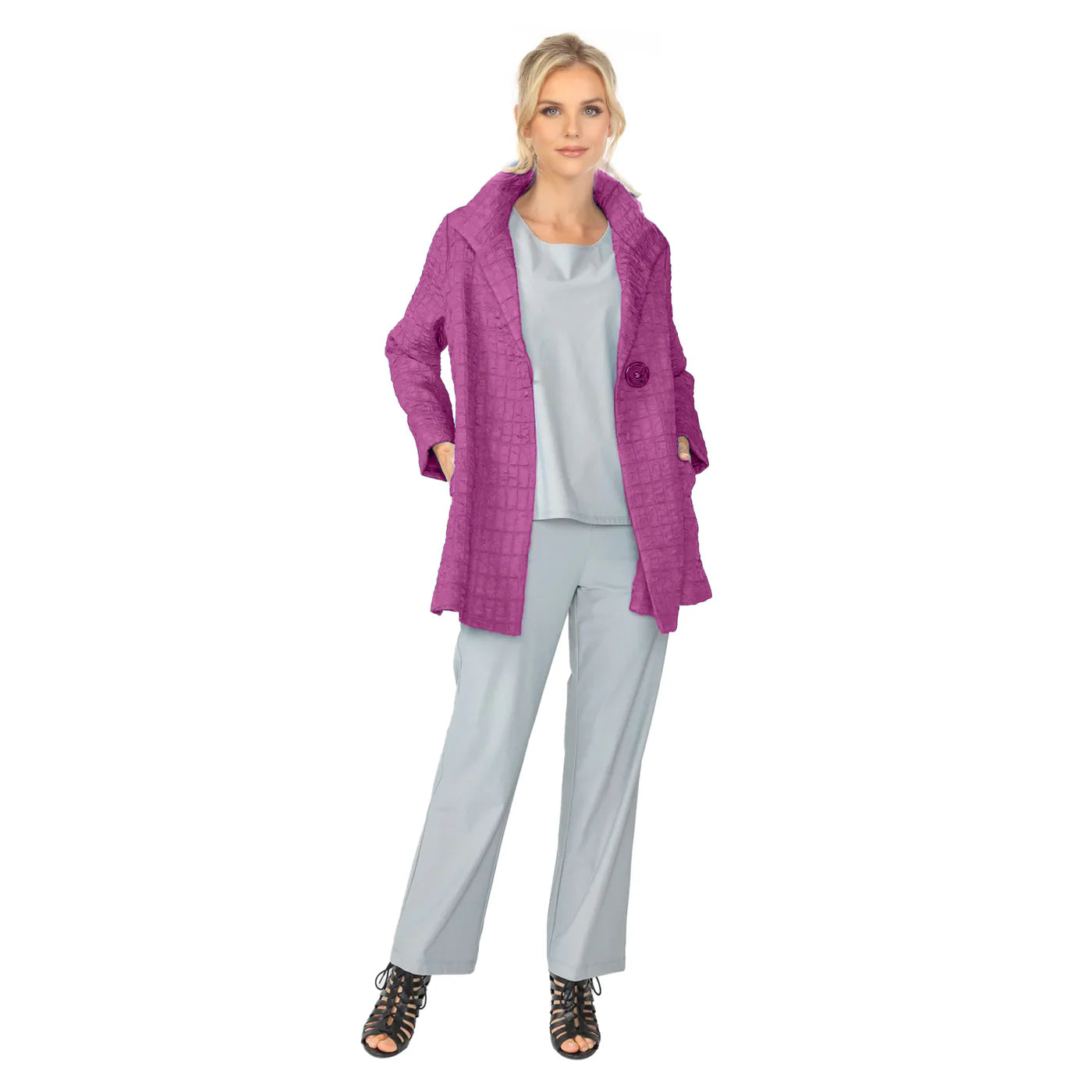 IC COLLECTION Jacket - 6290J - PLUM