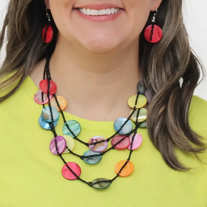 SYLCA Multi Sky Dream Bib Necklace - LS26N15 - MULTI