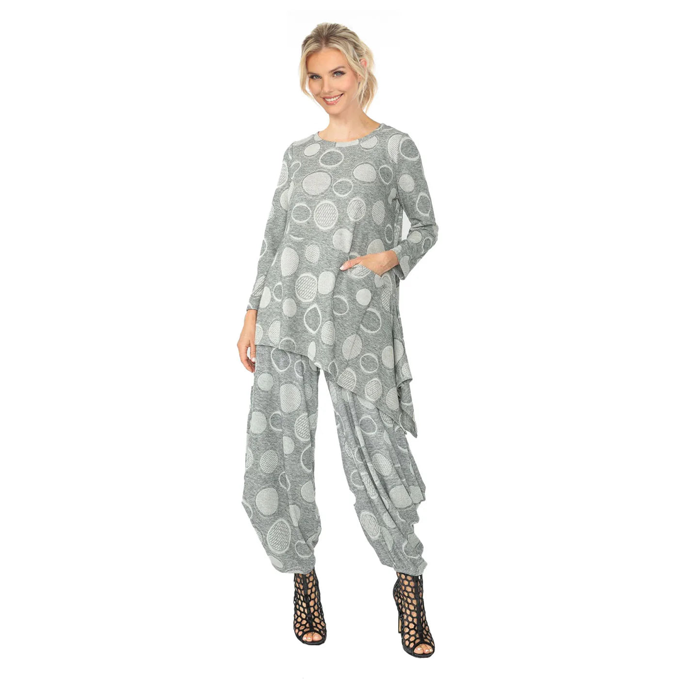 IC COLLECTION Top - 6921T - GRAY