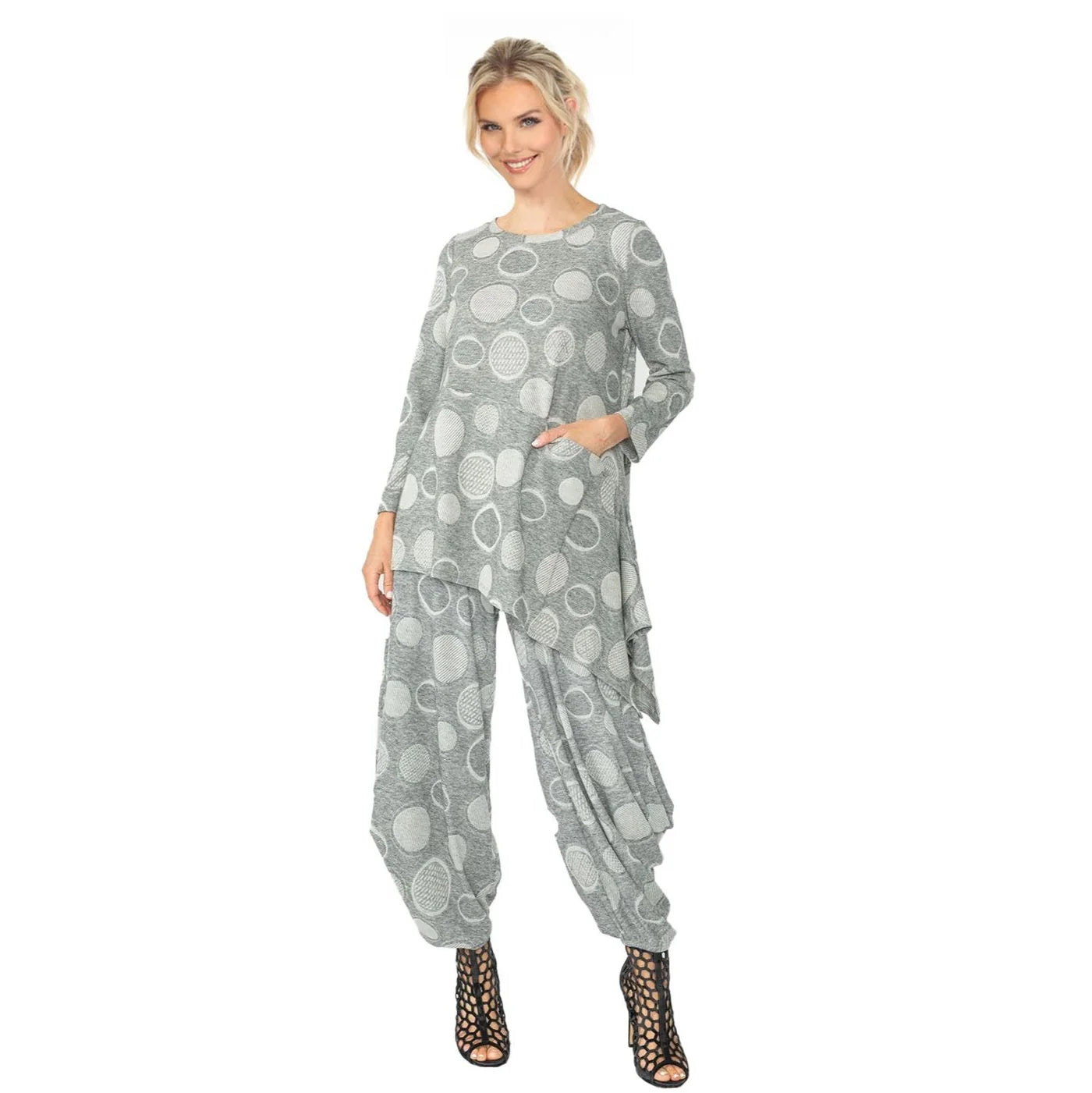 IC COLLECTION Pants - 6954P - GRAY