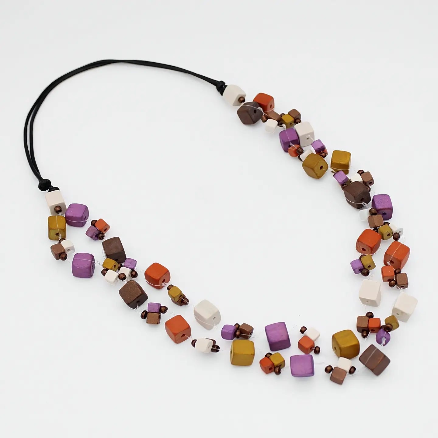 SYLCA Shades of Pink Lia Floating Bead Necklace