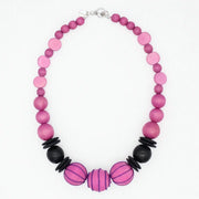 SYLCA Pink Pulse Statement Necklace - SD26N15 - PINK