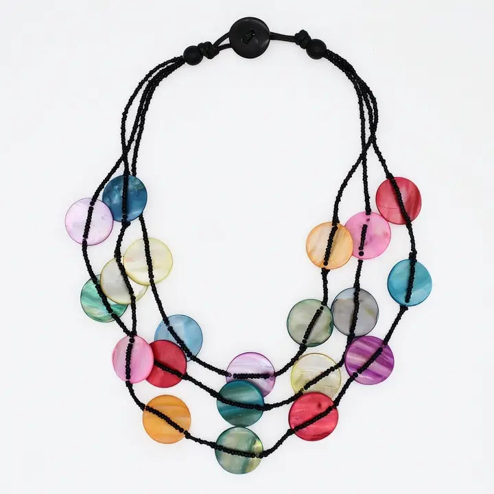 SYLCA Multi Sky Dream Bib Necklace - LS26N15 - MULTI