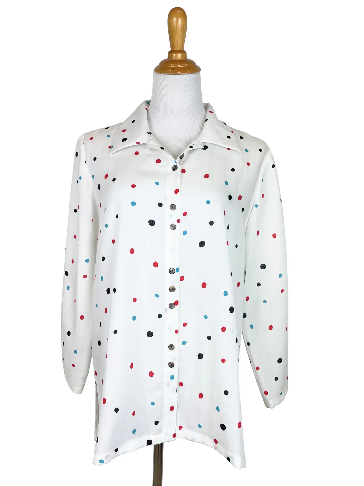 Fridaze AA59 - Fun Buttons Linen Shirt