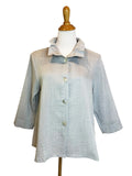 Fridaze AA311 - Flora Linen Jacket w/ Wire Collar