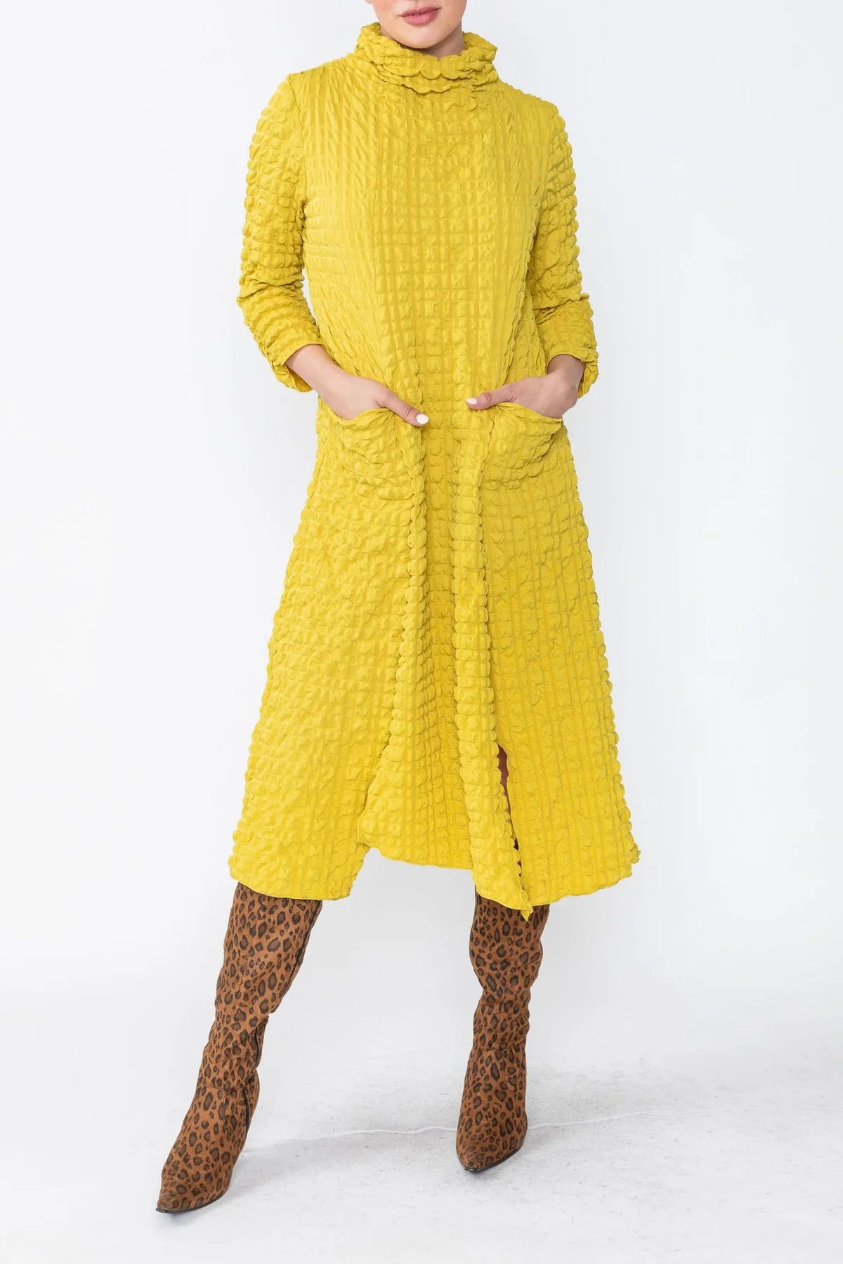 IC Collection Dress - 6000D - MUSTARD