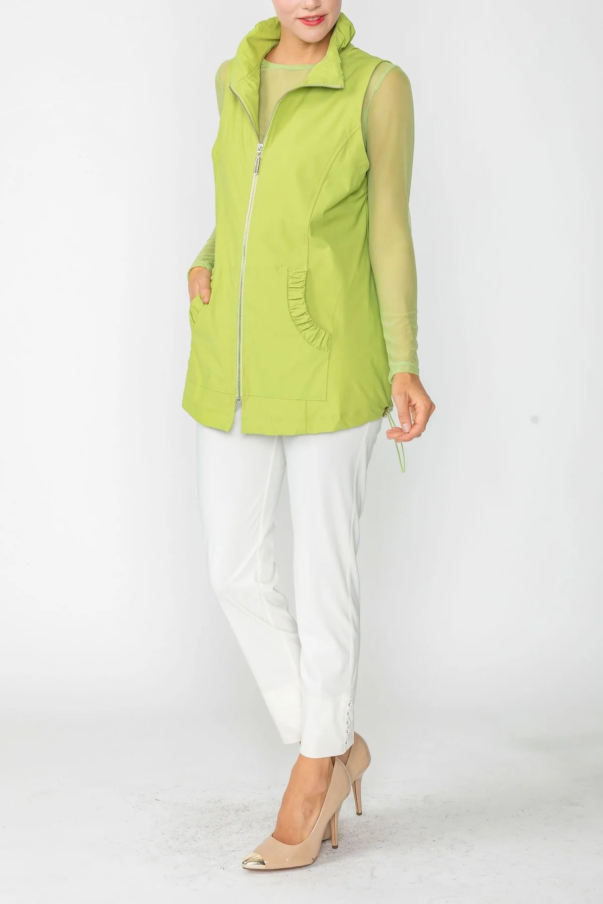 IC COLLECTION Vest- 6011V- LIME