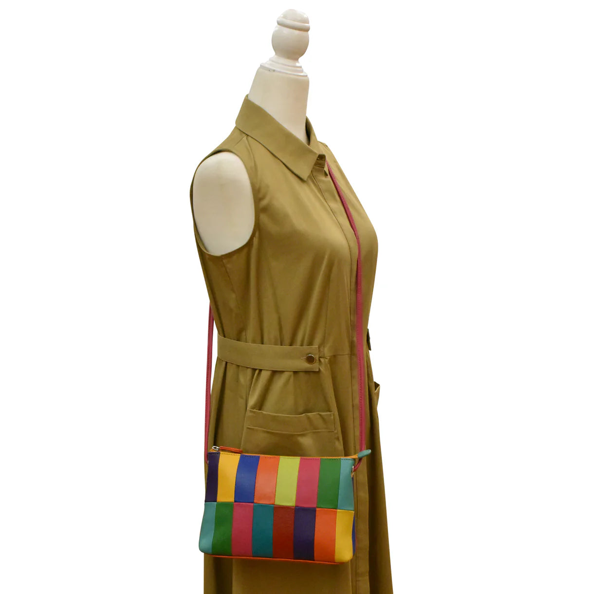 ili New York - DOLCE LINEA ADJUSTABLE CROSSBODY BAG - 6024 - Rainbow