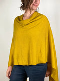 Dolma Cashmere Poncho - LOTTA YELLOW