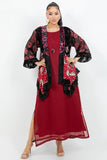 Sterling Style Short Butterfly Jacket - 6039SBJ BLK/RED