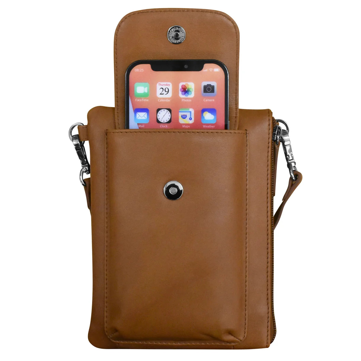 ili New York - TWO-WAY PHONE BAG - 6040 - Antique Saddle