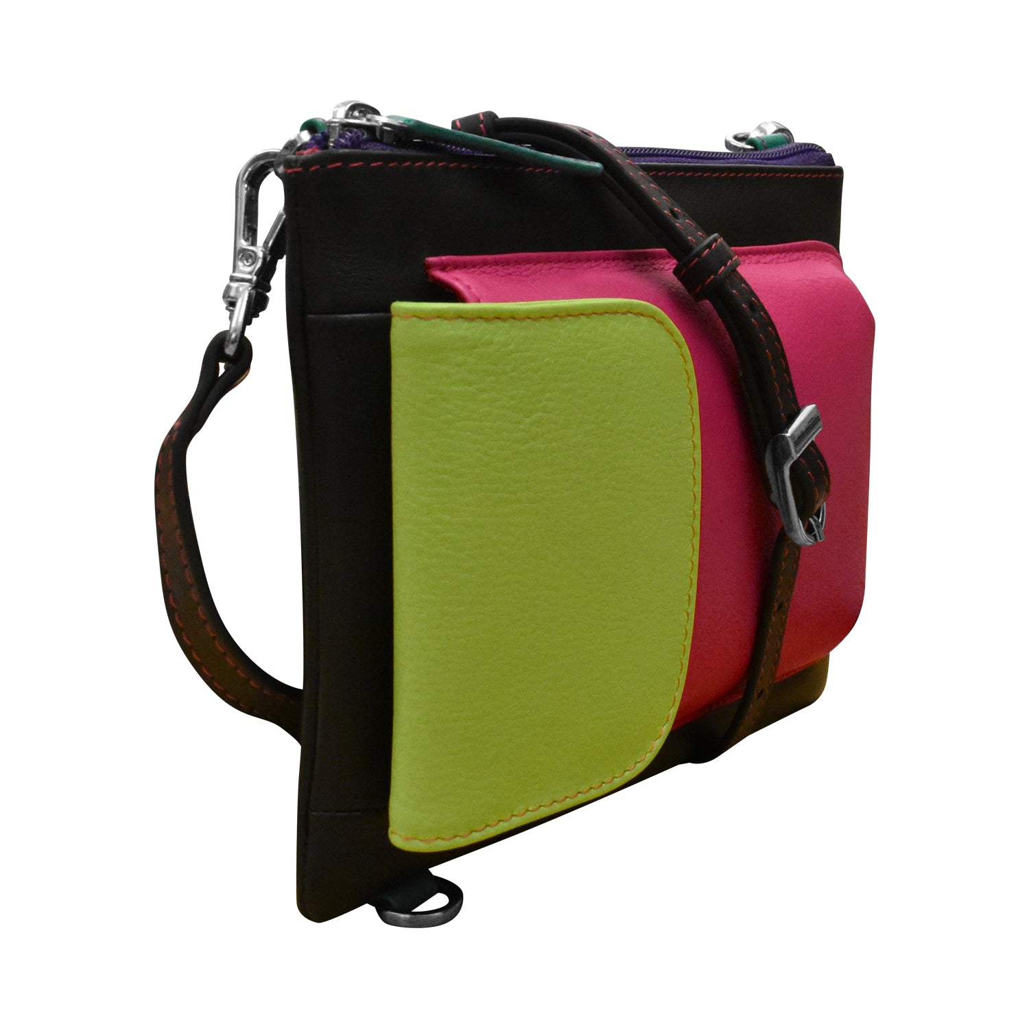 ili New York - TWO-WAY PHONE BAG - 6040 - Black Brights