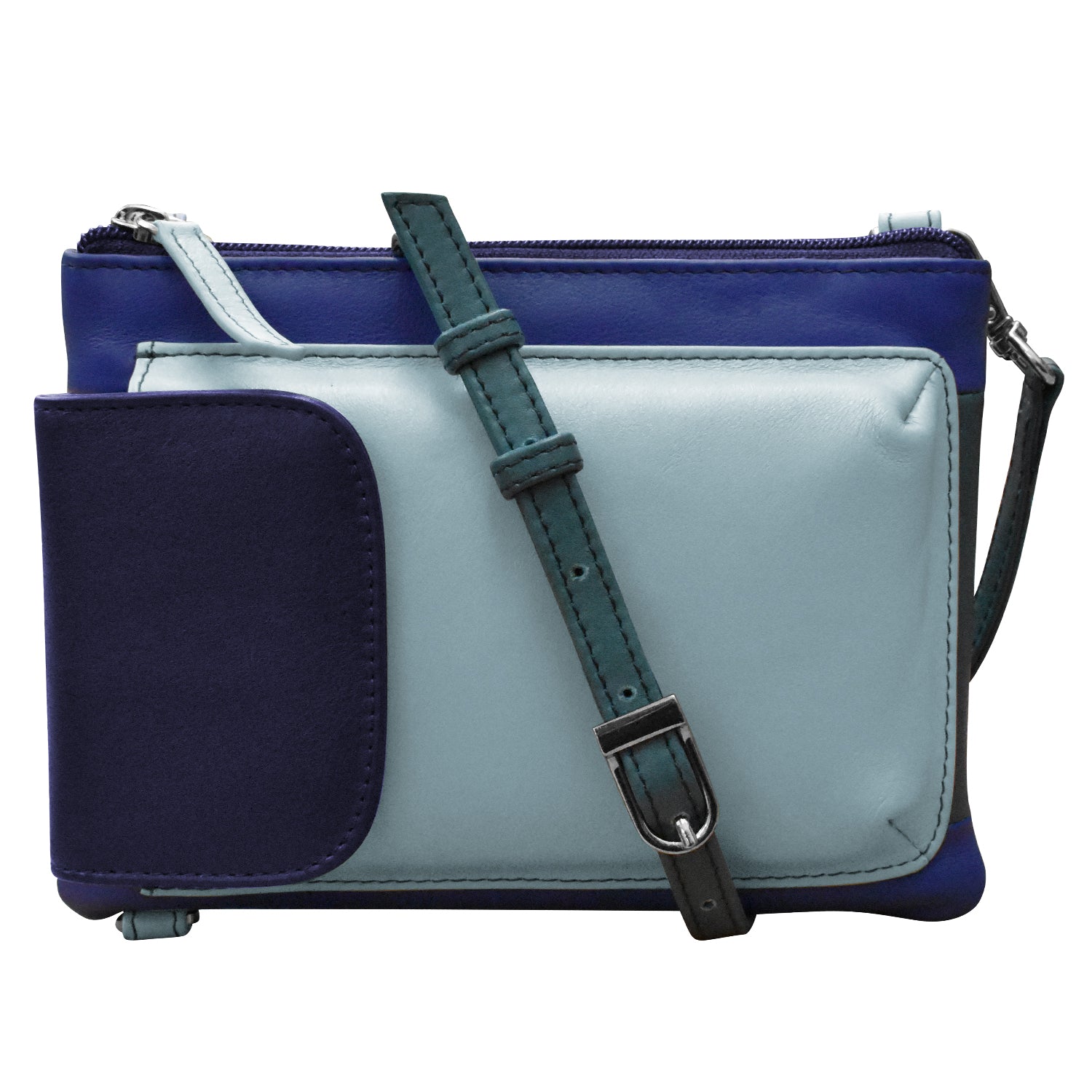 ili New York - TWO-WAY PHONE BAG - 6040 - Denim Multi