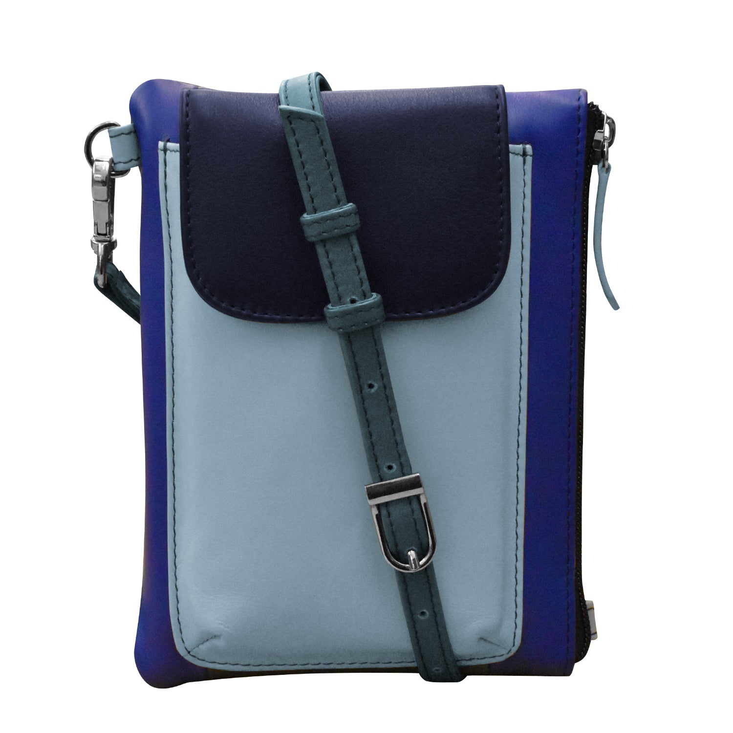 ili New York - TWO-WAY PHONE BAG - 6040 - Denim Multi