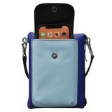ili New York - TWO-WAY PHONE BAG - 6040 - Denim Multi