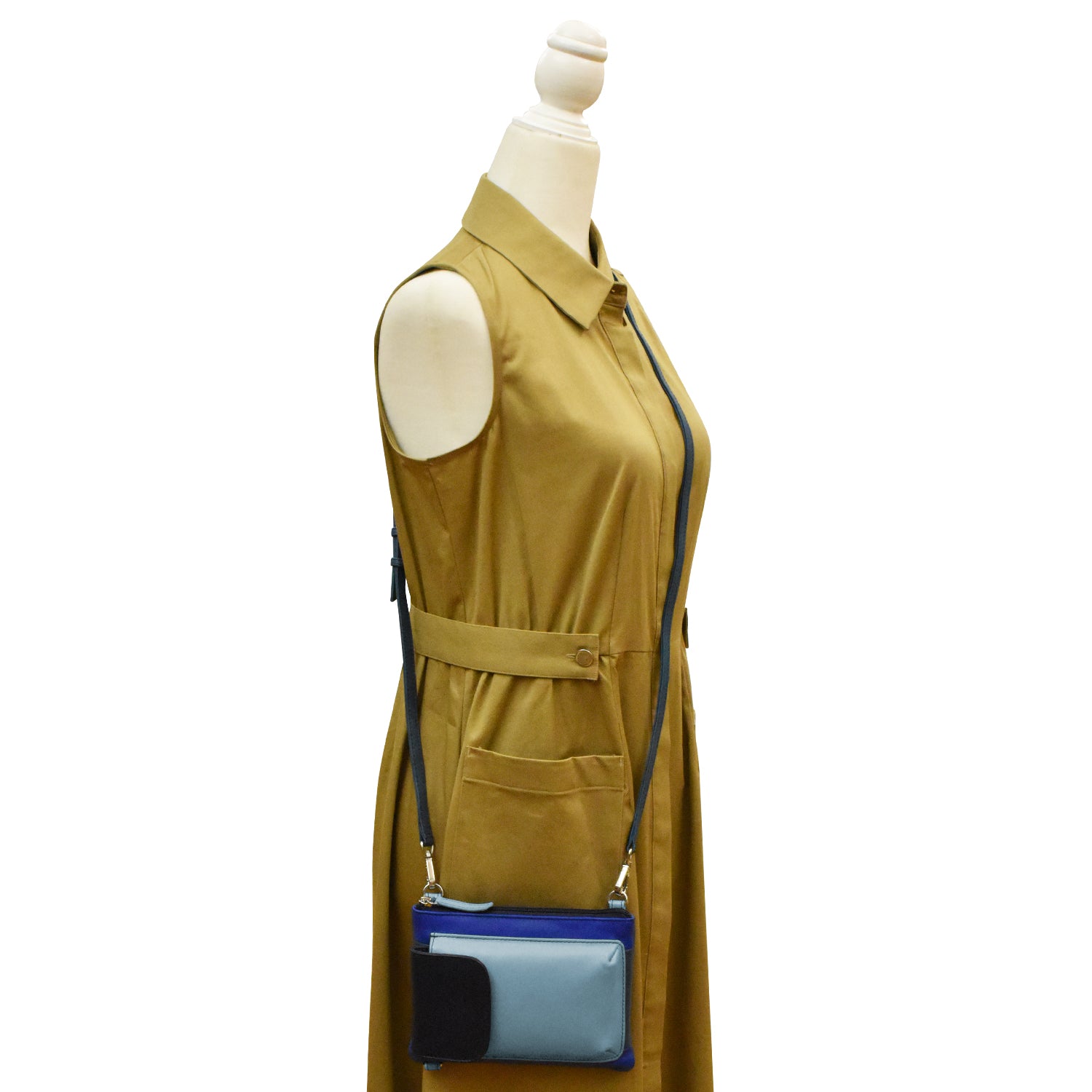 ili New York - TWO-WAY PHONE BAG - 6040 - Denim Multi