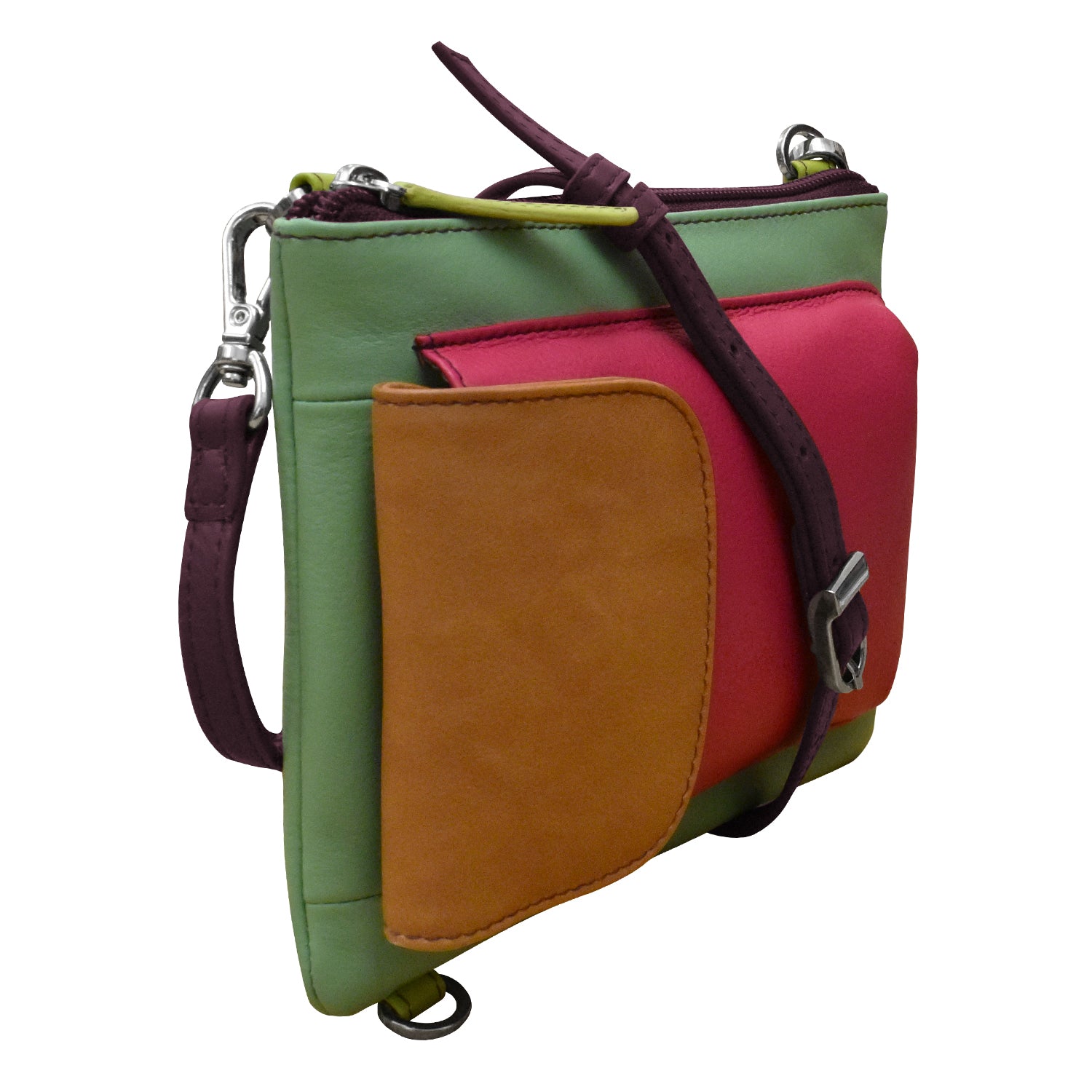 ili New York - TWO-WAY PHONE BAG - 6040 - Sage Multi