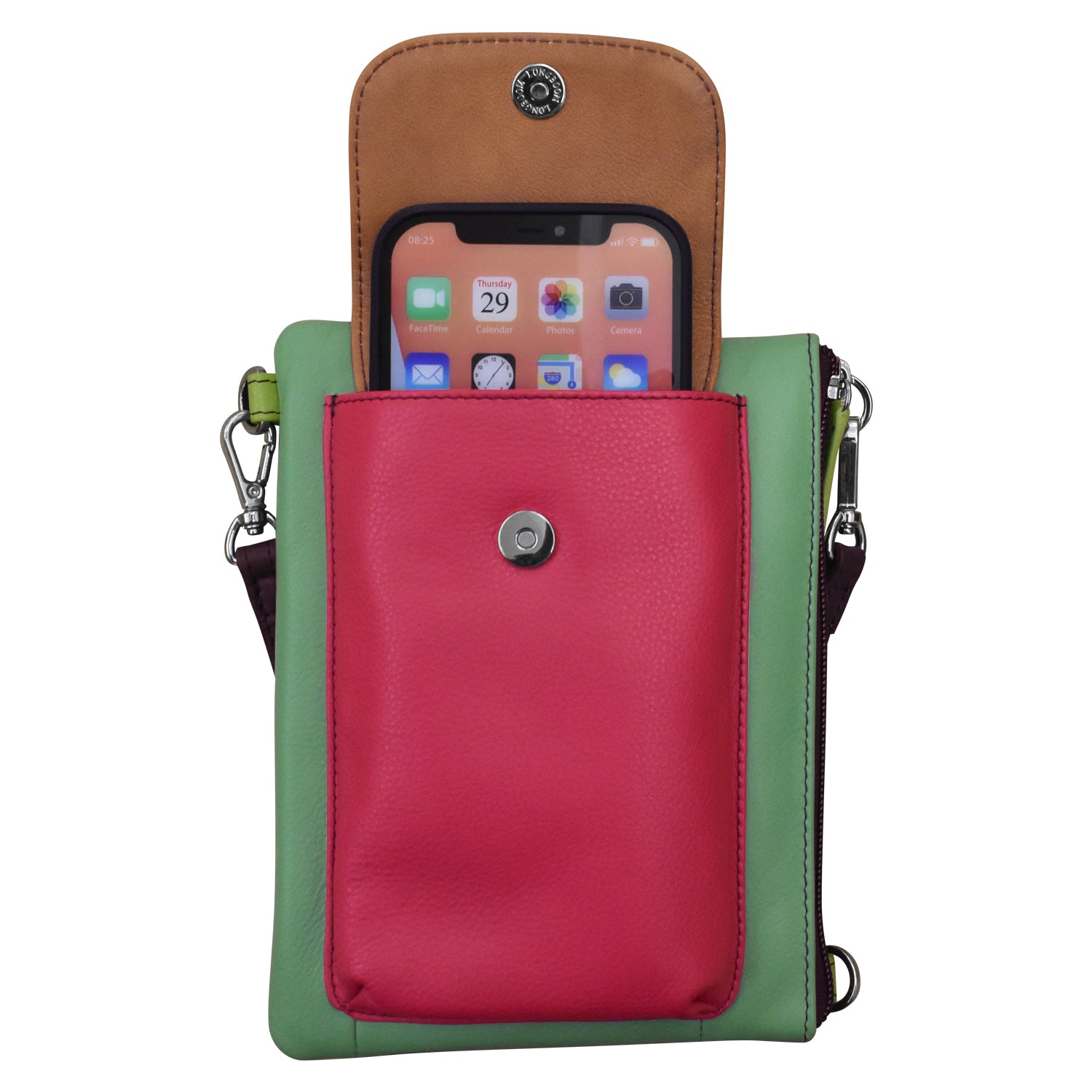 ili New York - TWO-WAY PHONE BAG - 6040 - Sage Multi
