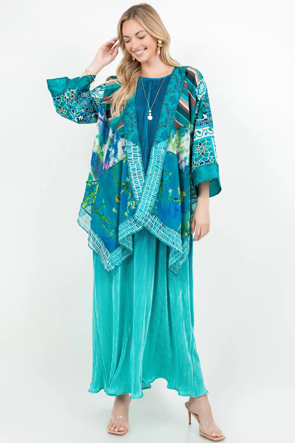 Sterling Style Short Butterfly Jacket - 6042SBJ TEAL