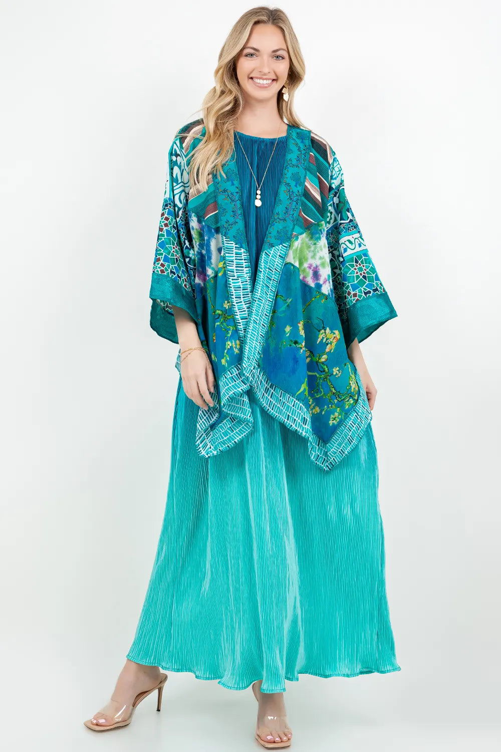 Sterling Style Short Butterfly Jacket - 6042SBJ TEAL