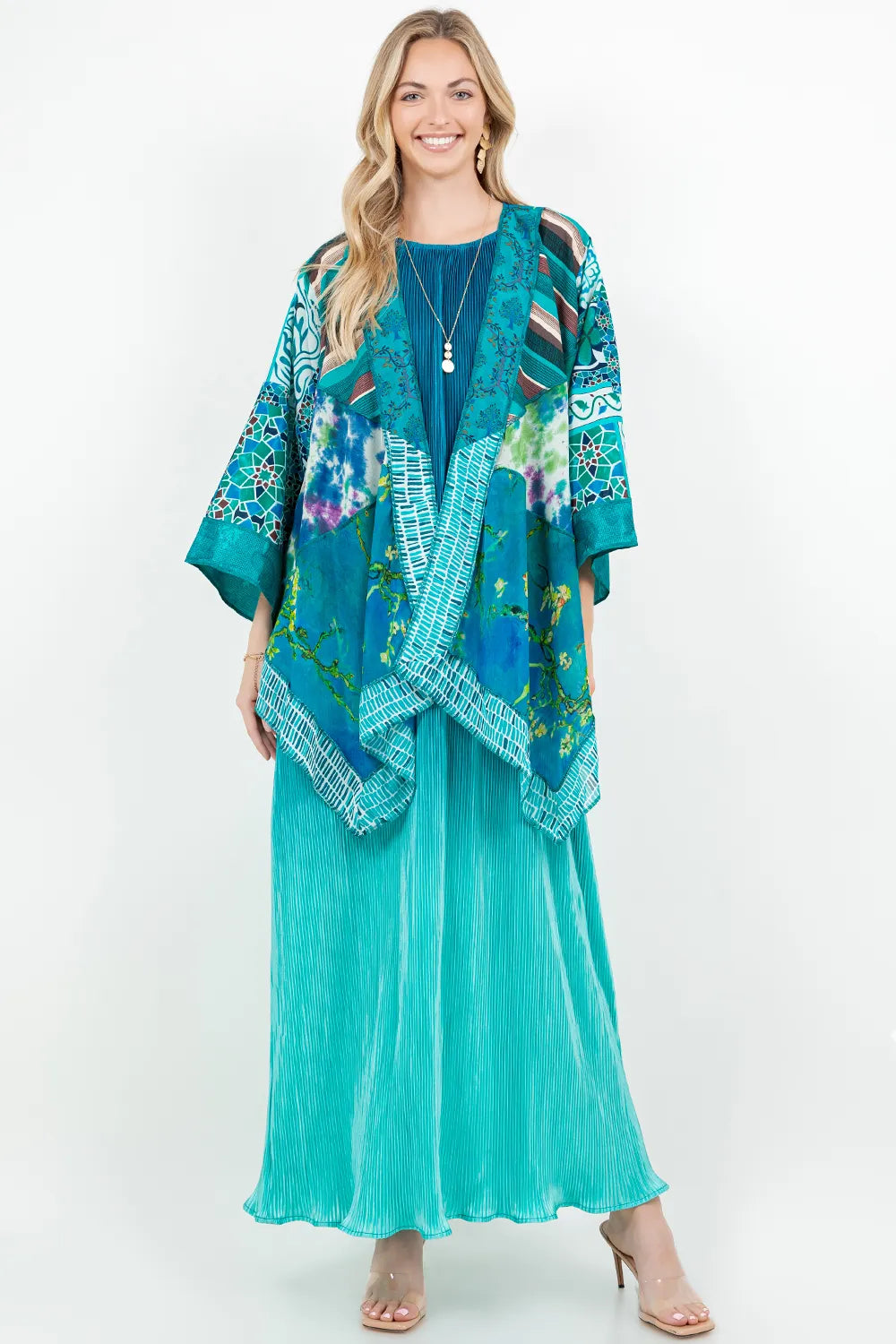 Sterling Style Short Butterfly Jacket - 6042SBJ TEAL