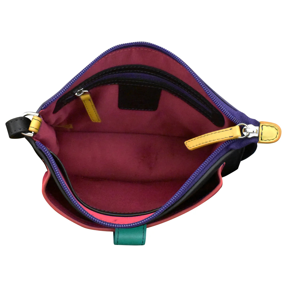 ili New York - ADJUSTABLE CROSSBODY PHONE BAG - 6046 - Black Brights