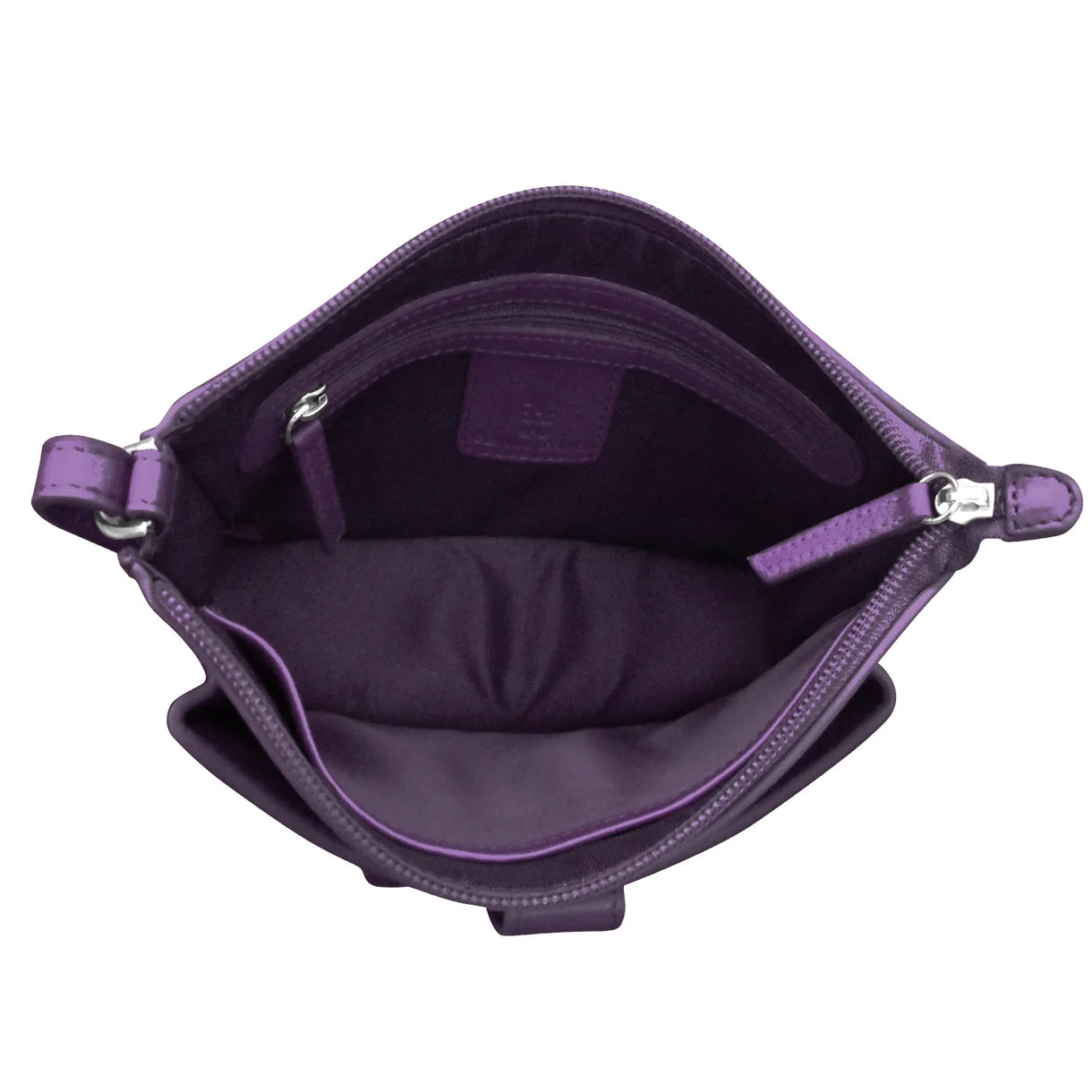 ili New York - ADJUSTABLE CROSSBODY FRONT POCKET PHONE BAG - 6046 - Purple