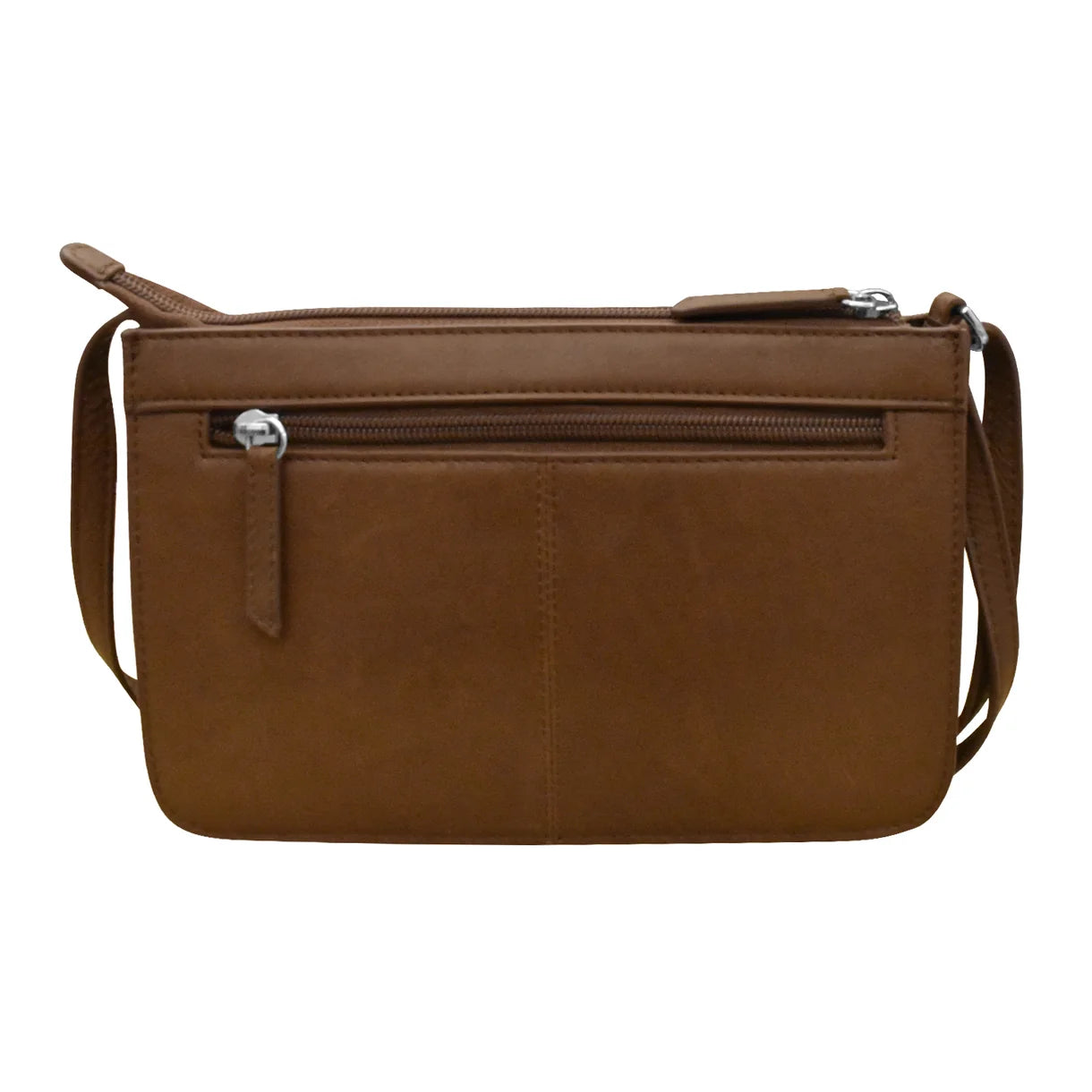 ili New York - ADJUSTABLE CROSSBODY FRONT POCKET PHONE BAG - 6046 - Toffee