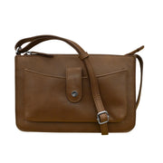 ili New York - ADJUSTABLE CROSSBODY FRONT POCKET PHONE BAG - 6046 - Toffee