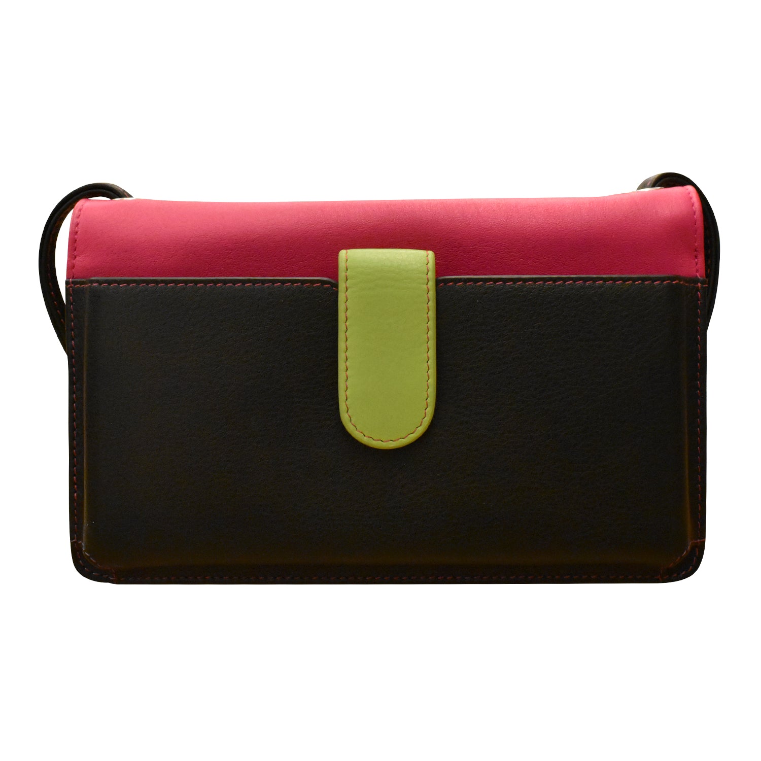 ili New York - FLAP PHONE BAG ORGANIZER - 6062 - Black Brights